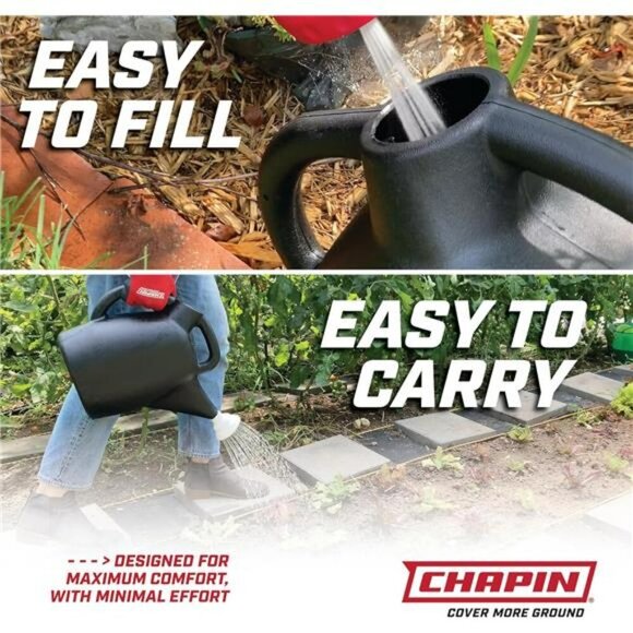 Chapin 2 Gallon Watering Can Indoor Outdoor Garden Plants Recycled Plastic - Picture 5 of 7